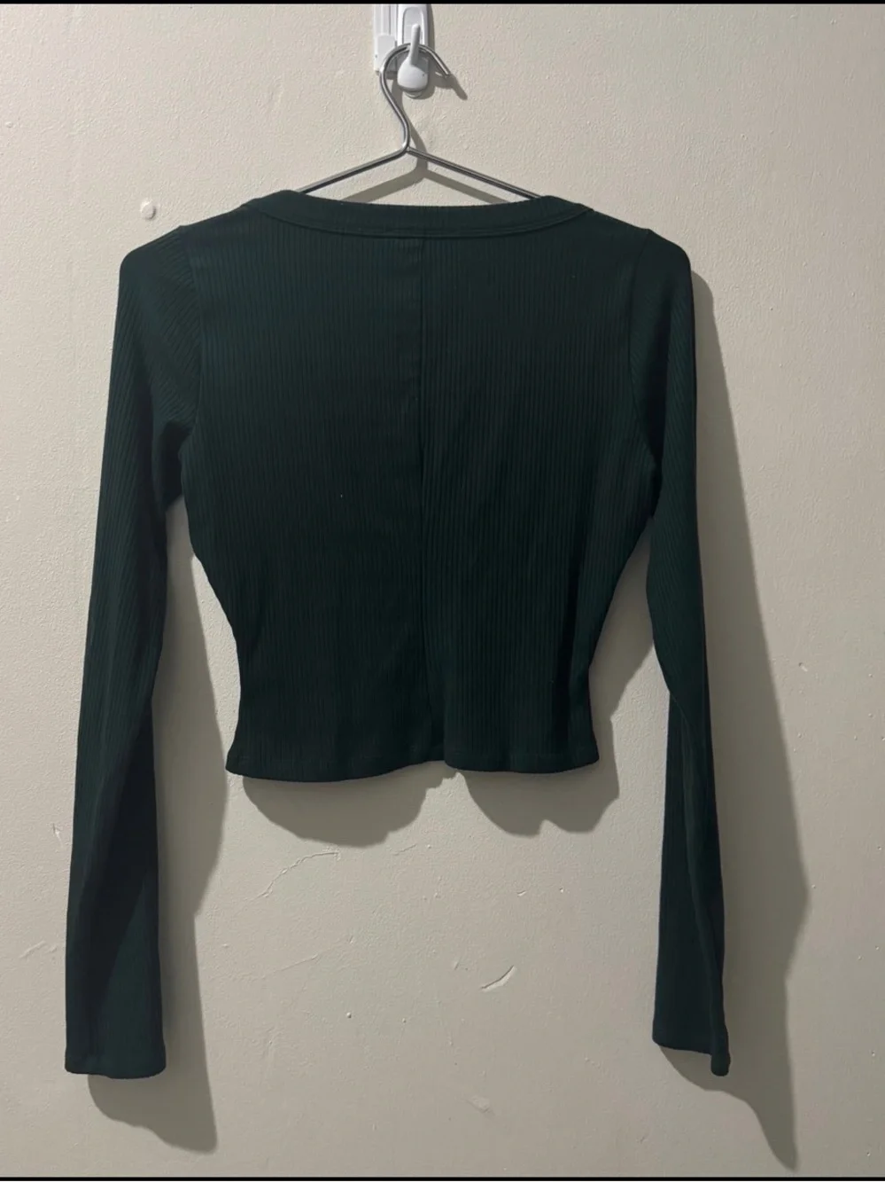 Reformation Paige Rib Knit Crop Top size Medium